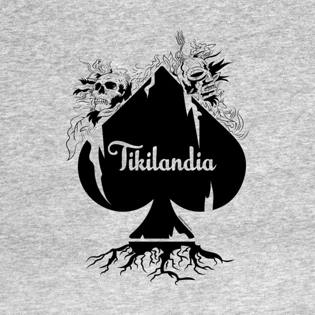 Tikilandia Playing Cards Ace of Spades 1 by zerostreet